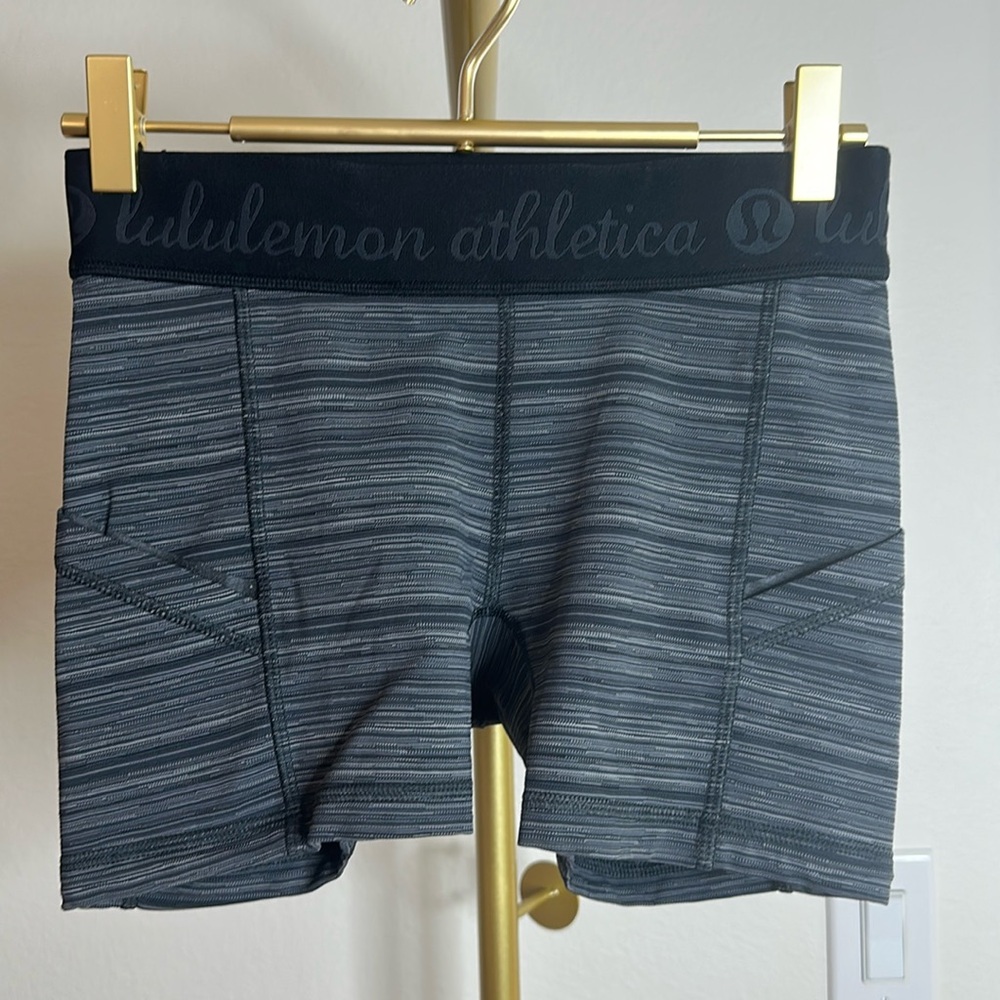 Lululemon What The Sport Short
Cyber Stripe Deep Coal Black - Picture 6 of 9
